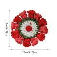thumbnail image 3 of 3D Flower Crochet Handmade Knitted Floral Placemat Elegant Table For Drinks Cup Home Dining Kitchen Decorations, 3 of 4