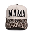 thumbnail image 2 of Gsakboxl Sun Hats for Women MAMA Embroidered Two Tone Retro Trucker Hat, Women Adjustable Outdoor Sun Dad Hat for Casual Daily, 2 of 8