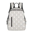 thumbnail image 3 of Balery Rabbit And Heart Lightweight Backpack for Men and Women - Durable and Water-Resistant, Ideal for School, Work, Travel, and Everyday Use, 3 of 9