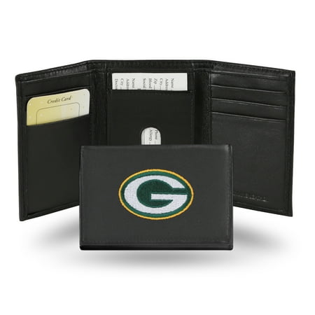 NFL - Men's Green Bay Packers Embroidered Trifold Wallet