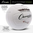 thumbnail image 3 of Champion Sports VB2BL 8.25 Po. Volleyball Pro Comp Series, Bleu & Blanc, 3 of 7