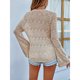 thumbnail image 2 of Tops De Punto Para Mujer, Tops De Punto De Manga Larga, Informales, Ahuecados, Transpirables Para La Oficina, Para Dama, Para Ir De Compras ANGGREK Otros, 2 of 6