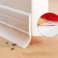 thumbnail image 1 of Adhesive Under Door Sweep Weather Stripping Soundproof Rubber Bottom Seal Strip, 1 of 8