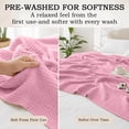 thumbnail image 6 of Yeciiwht Soft Gauze Blanket Breathable Lightweight Cotton Muslin Blankets Throw Blanket for Bed, Couch & Sofa, Cozy All-Season Home Blanket 90*90, 6 of 9