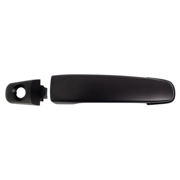 TRQ Door Handle Outside Exterior Black Front Driver Side LH for Chevy Pontiac DHA48680 Fits select: 2005-2010 PONTIAC G6, 2004-2007 CHEVROLET MALIBU