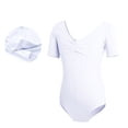 thumbnail image 3 of Elegant Girls Ballet Practice Dance Jumpsuit Featuring Comfortable Fit and Easy Snap Front Design, 3 of 3