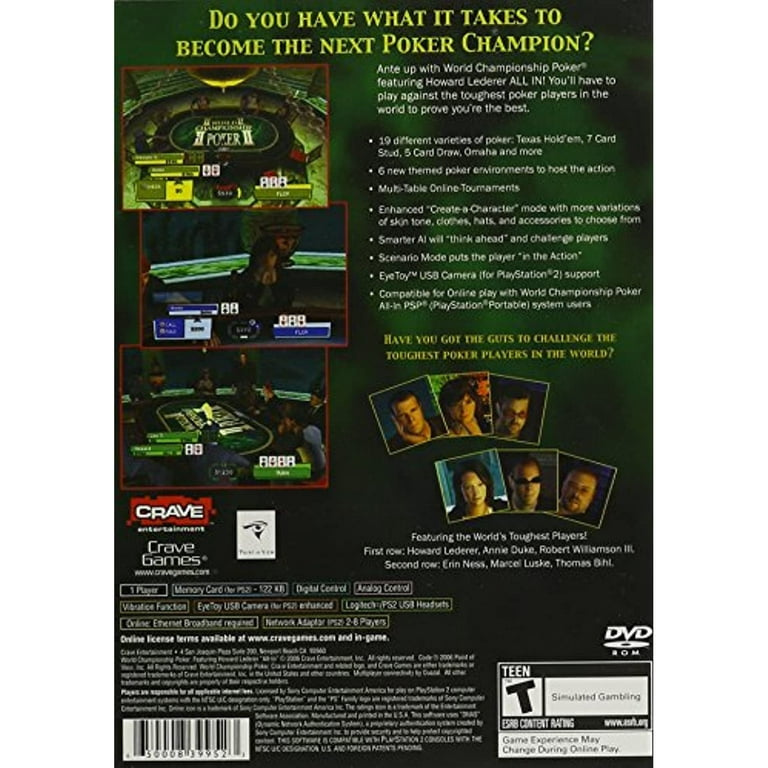 Buy Playstation 2 - Ps2 World Championship Poker
