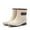 Beige, variant on Tawop Womens Slip On Shoes Water Shoes Slip Resistant Waterproof Boots Buckle Rain Shoes Beige Size 7