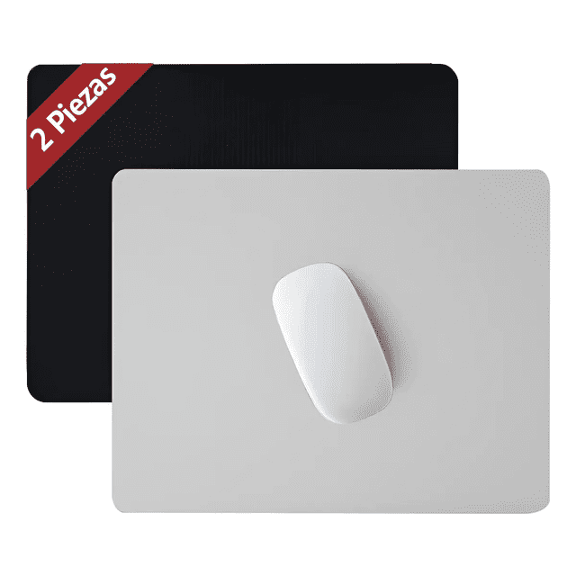 2pzs Mouse Pad Gamer, 240x200mm Almohadillas De Goma Eo Safe Imports Negro/Gris