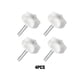 thumbnail image 5 of Cateissary Pernos de cabecero de primera blancos para cama diván - Pernos de fijación de cabecero de fijación fuertes y seguros 4PCS Type2 NO2, 5 of 6
