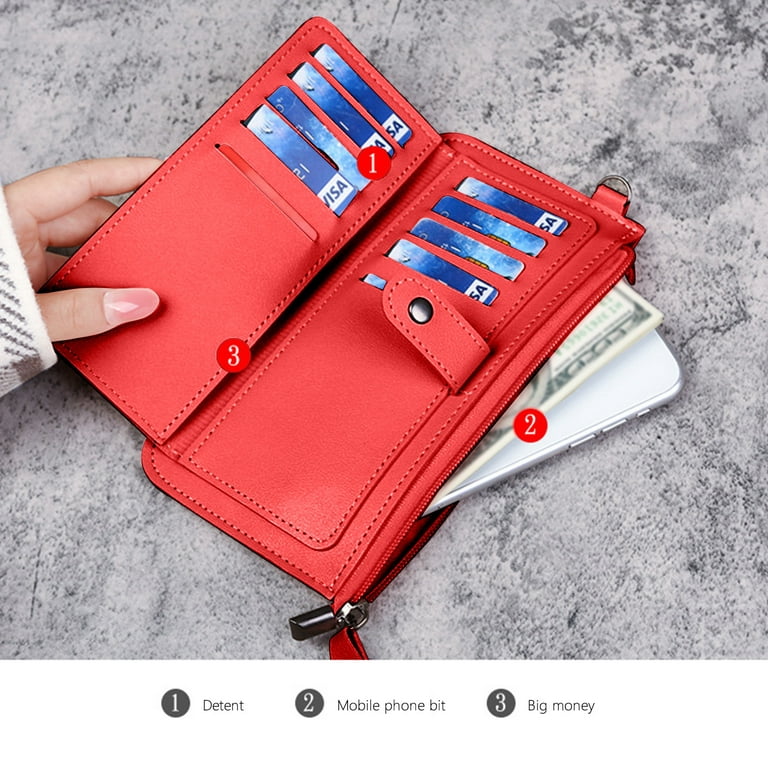 Small Wallets for Women Ladies Wallet Slim Bifold Wallet With Zipper  Closure Multi Card Case, Ladies Credit Card Holder, Multi Card Holder Coin  Purse 