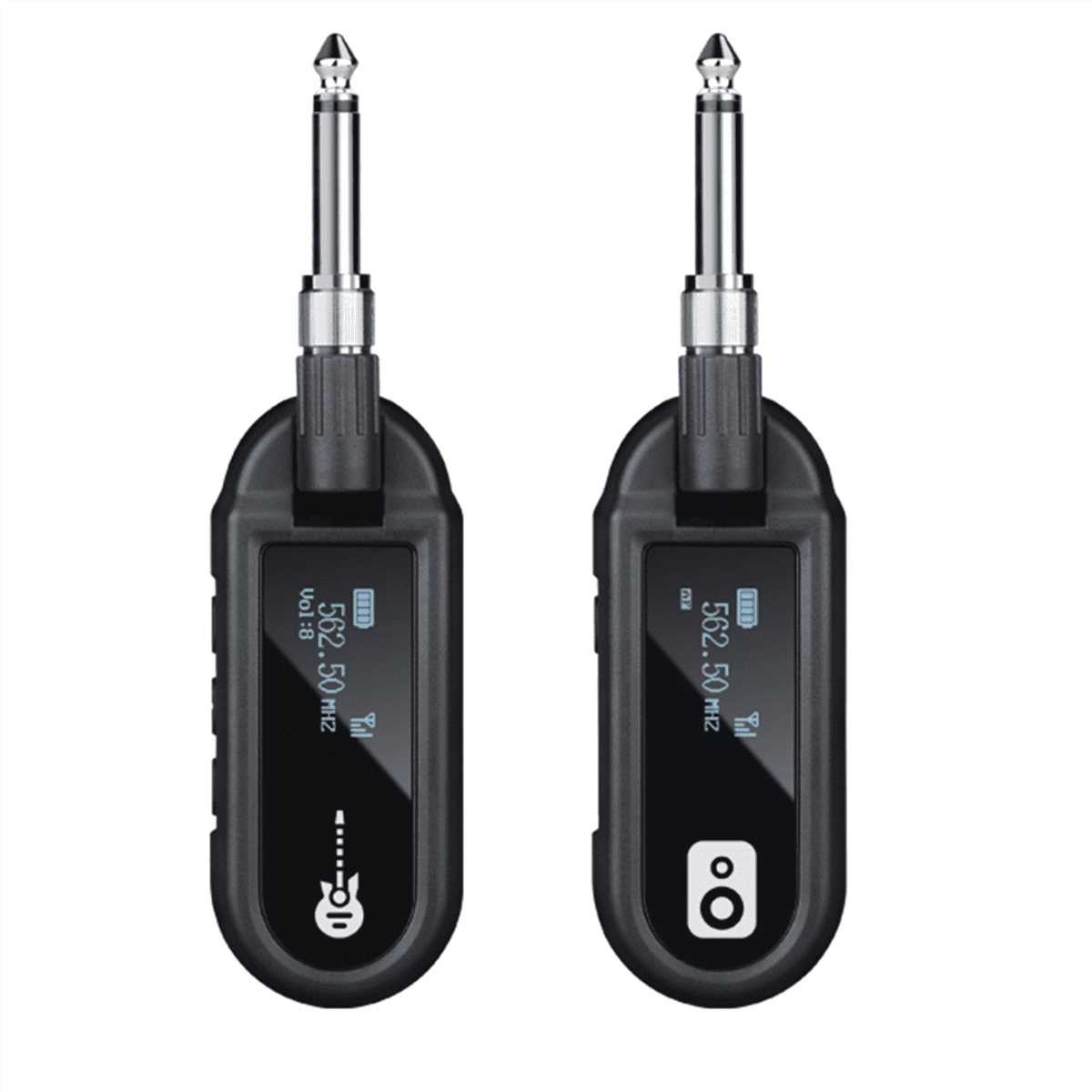 M02 UHF Wireless System Transmitter and Receiver for Guitar Violin Bass Electric Piano Keyboard Instrument Electric Drum