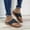 Blue, variant on AXXD Black Comfort Sandals for Women Summer Wedge Rhinestone Mothers Day