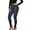 Dark Blue, variant on Efsteb High Waisted Stretch Jeans for Curvy Women High Waist Stretch Hose Jeans Leggings Skinny Slim Fitness Pants Trousers Blue S