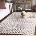 thumbnail image 3 of SAFAVIEH Ebony Mike Geometric Area Rug, Ivory/Grey, 5' x 8', 3 of 11