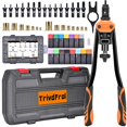 thumbnail image 1 of Trivd Frol 16" Rivet Nut Tool, Nutsert Rivet Nut Tool Kit with 15 Metric and SAE Mandrels, 281Pcs Rivet Nut Assortment Kit and Rugged Carrying Case, 1 of 8