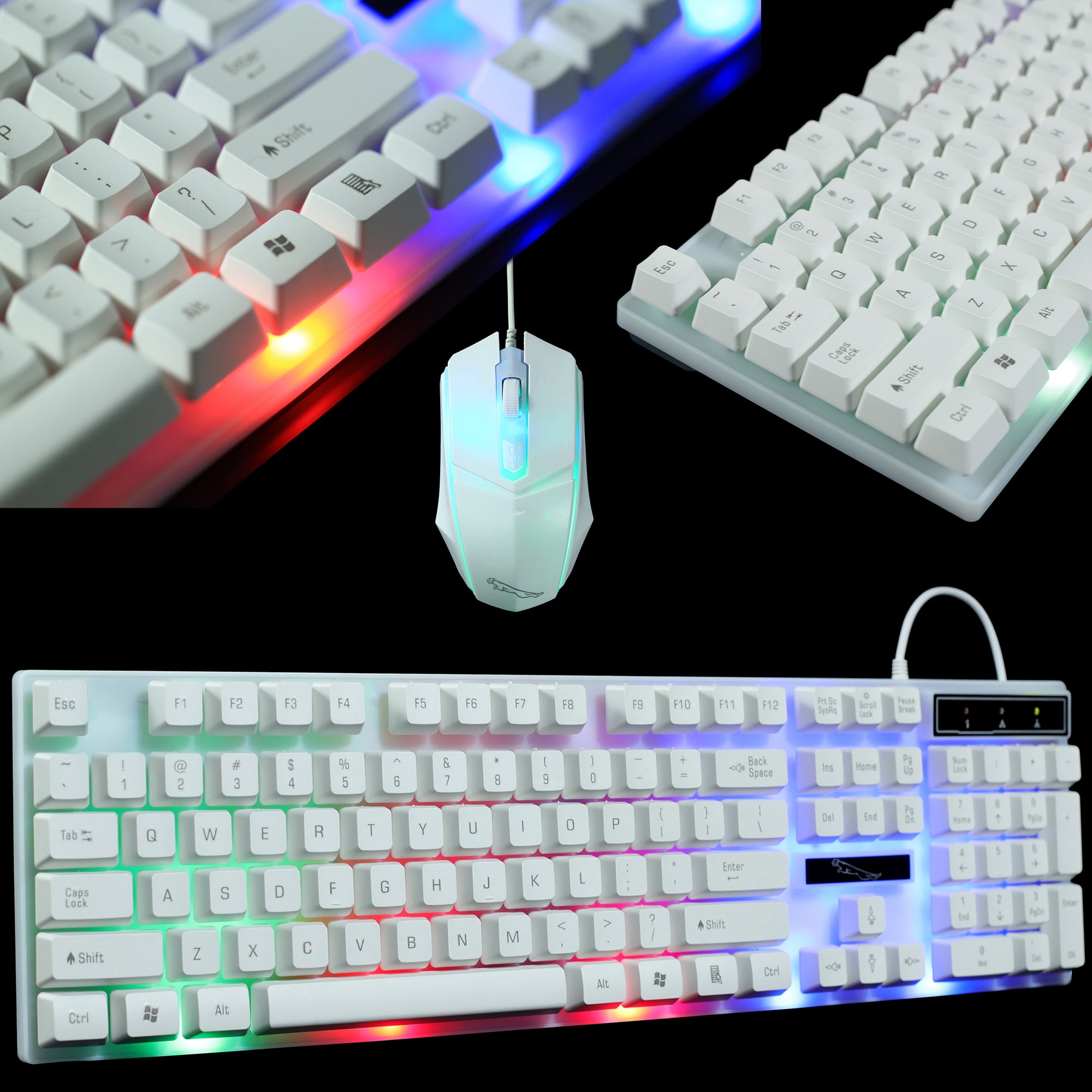 Keyboard Mouse Sets Adapter For PS4/PS3/Xbox One And 360 Gaming Rainbow LED 2020 