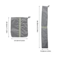 thumbnail image 2 of 4 Pcs Car Wiper Cover Universal Hinges Shell Umbrella Vacuum Cars Anti-fog Mask Travel Grey, 2 of 8