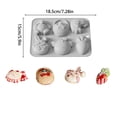 thumbnail image 3 of Easter Silicone 3D Rabbit Silicone 8 Cavities Easter Rabbit Soap Candle Cookie Chocolate, 3 of 4