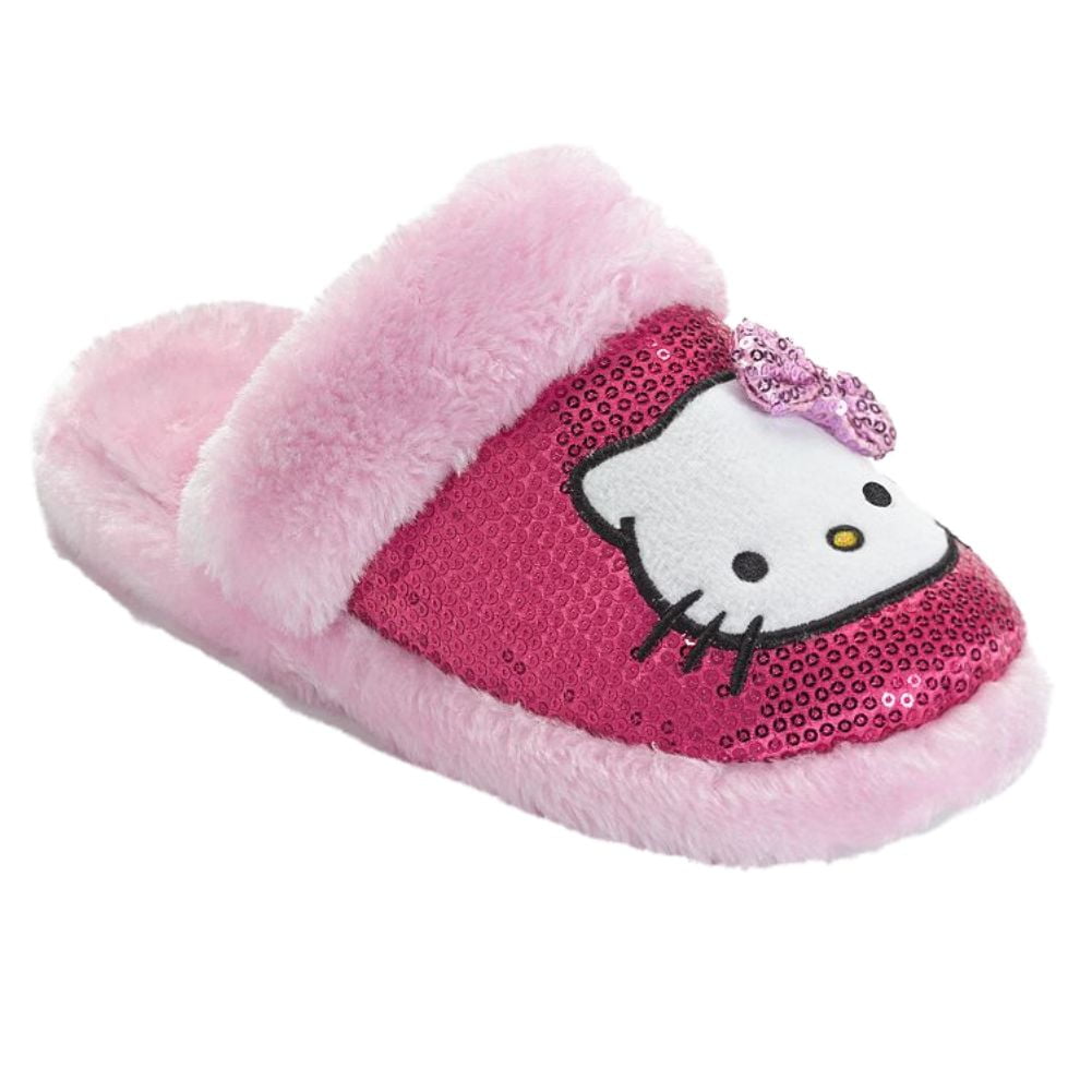 Hello Kitty - Womens Plush Pink Sequin 