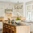 thumbnail image 4 of Marco 5 Light Chandelier in White Gold with Clear Glass, 4 of 11