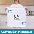 thumbnail image 4 of WWS-8 Gallon Drawstring Garbage Bags 0.8 Mil Ultra Strong Medium Kitchen Trash Bags Medium Plastic Bags - Individual, Unscented, White, 23"x27", 50 Count, 4 of 4