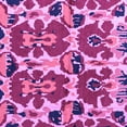 thumbnail image 1 of Ahgly Company Indoor Square Abstract Purple Modern Area Rugs, 3' Square, 1 of 4
