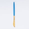thumbnail image 1 of Xiao Hua 4 cuchillos de acero inoxidable para mesa, para casa, restaurante, hotel, color azul, 1 of 5