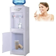 5 Gallon Hot & Cold Water Dispenses Water Cooler Dispenser Top Loading for Home White