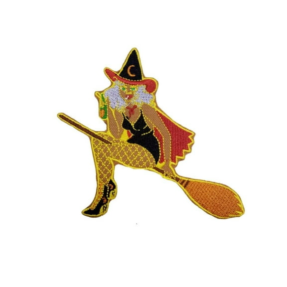 Halloween Scarecrow Iron-On Patch