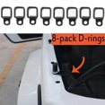thumbnail image 2 of 8Pcs Metal Pull Hook Anchor D Shape Cargo Tie Down Ring Retainer Fixings for Trailer Car, 2 of 5