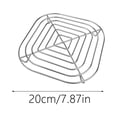 thumbnail image 2 of Stainless Steel Air Fryer Replacement Tray Grilling Rack Compatible with Crispi FN101 Non-Stick Easy Clean Heat Bakeware Accessory Heavy Duty Oven Safe, 2 of 3