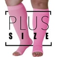 7XL Wide Calf Unisex Compression Knee High Socks 2030mmHg Plus Size