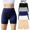 thumbnail image 2 of ShomPort Girls 5-Pack Bike Shorts Elastic Waisted Yoga Dance Athletic Cotton Short Tights Under Dress Shorts, 2 of 9