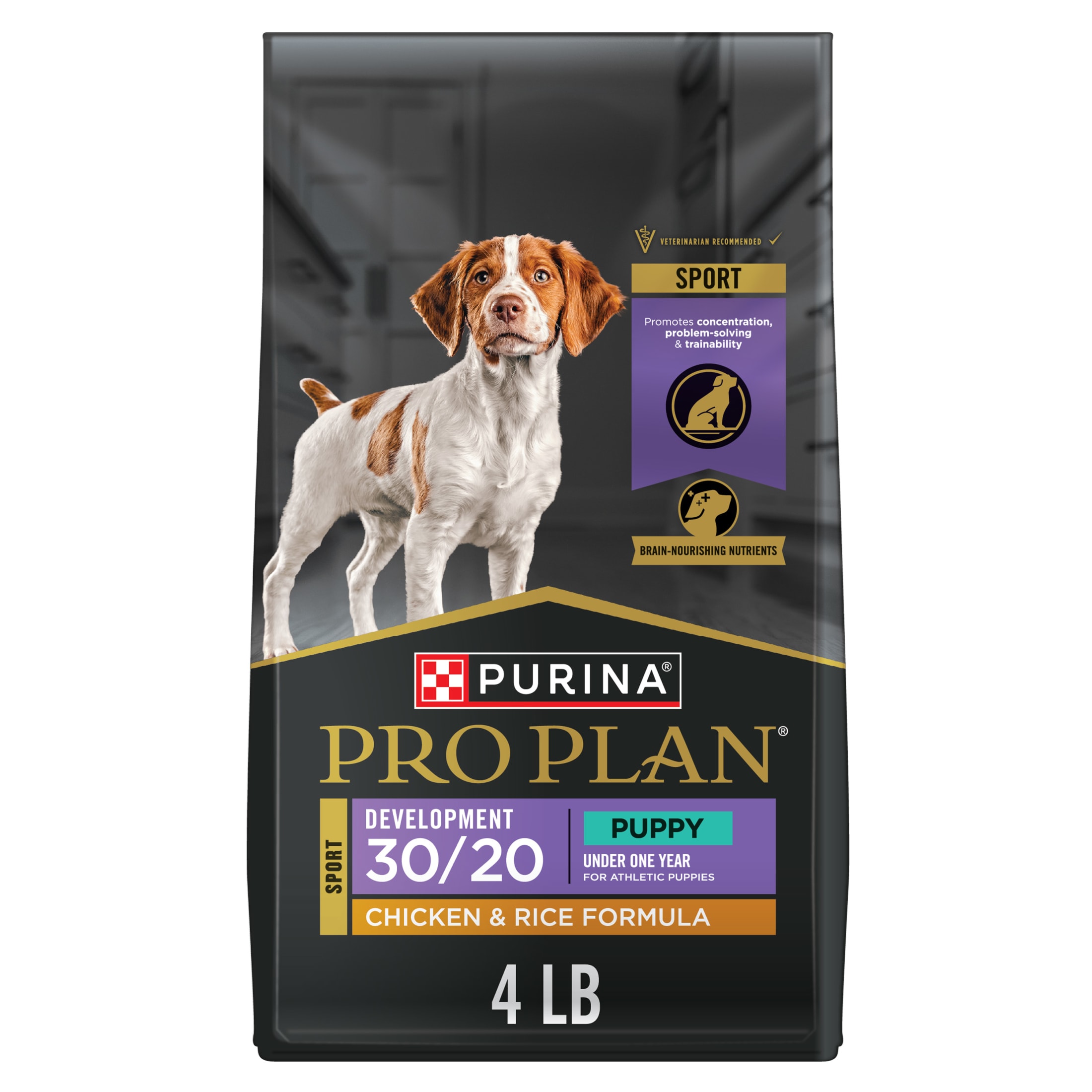 Purina Pro Plan Sport Puppy Dry Dog Food, Chicken & Rice, 4 lb photo 1