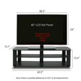 thumbnail image 1 of Furinno 11191DBR THE Entertainment Center Soporte para TV, marrón oscuro Furinno 11191DBR, 1 of 2