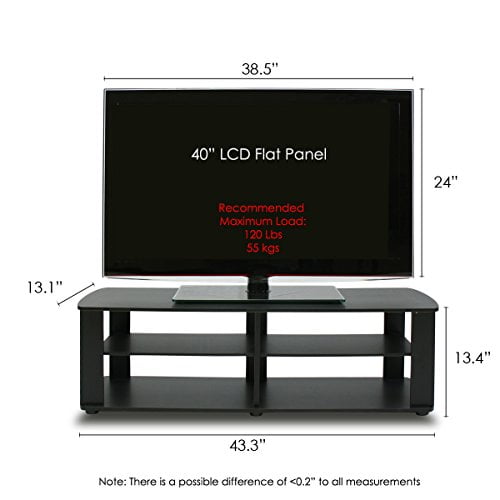 Furinno 11191DBR THE Entertainment Center Soporte para TV, marrón oscuro Furinno 11191DBR