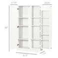 thumbnail image 3 of 63" Freestanding Pantry | 14 Shelves for Kitchen & Living Storage | Particle Board in Modern Appearance | Keeps Cabinet Upright, 3 of 3