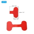 thumbnail image 2 of Uxcell 0.6 x 1.5 inch Cable Labels Write on Cord Labels Tags for Cable Management and Identification, 20 Pack Red, 2 of 5