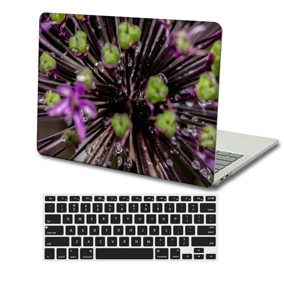 KSK KAISHEK Hard Case Only Compatible 2019 2020 Rel. MacBook Pro 16 inchs with Touch ID Type C + Black Keyboard Cover Model: A2141 Purple series 0122