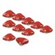 thumbnail image 3 of 10 cuentas de cerámica con forma de 23 x 18 mm, espaciadoras de cerámica para manualidades. rojo, 3 of 7