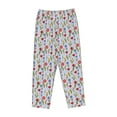 thumbnail image 6 of Uemuo Tulips Flowers Pattern Women's Wide Leg Palazzo Lounge Pants with Pockets Light Weight Loose Comfy Casual Pajama Pants-X-Large, 6 of 9