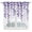 Purple, variant on Navy Blue Ombre Botanical Kitchen Window Curtains, Swag Curtains Valance for Bedroom Living Room Bathroom, Watercolor Pastoral Leaf Rod Pocket Window Treatment Curtain Block Drapes 2 Panels 28"x36"