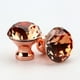 thumbnail image 5 of EeaseMX pomos de cristal con diseño de diamante para armarios, cajones, armarios de cocina y muebles con tornillos (oro rosa)., 5 of 8