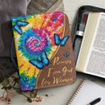 thumbnail image 6 of HELLHERO Blue Butterfly Tie Dye Bible Cover Protective for Daily Work Church Outdoor, PU Leather Portable Bible Covers, 6 of 12