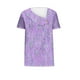 thumbnail image 3 of Tops de Algodón para Mujeres Cuello en V Casual de Manga Corta, Imitación Algodón Primavera Y Blusa de Verano, 3 of 5
