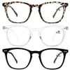 Blue Light Glasses for Women Men Retro Round Blue Light Blocking Anti Strain Computer Work Gaming Eyeglasses
