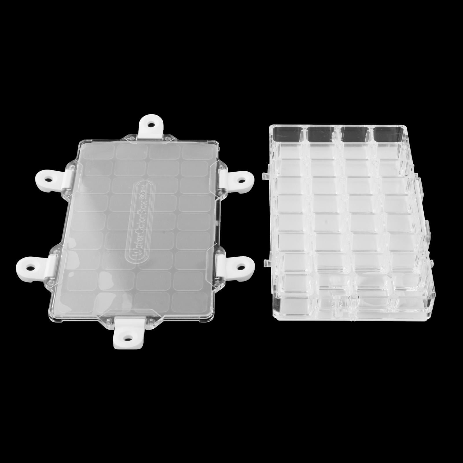 Portable Airtight Paint Storage , Case Paint Pallet Tray, for Gouache Oil Paint/ , 36 Well with