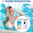 thumbnail image 3 of Caja seca de la bolsa impermeable del teléfono celular de los acolladores con la bolsa del teléfono de la prenda impermeable del PVC de la pantalla táctil, 3 of 6