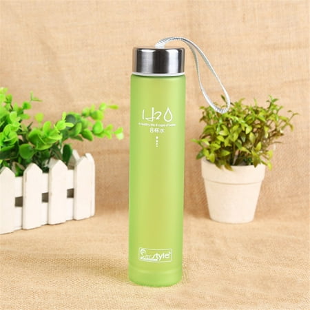 

Lanhui Outdoor Camping Cup Creative Frosted Colorful Plastic Straight Bottle